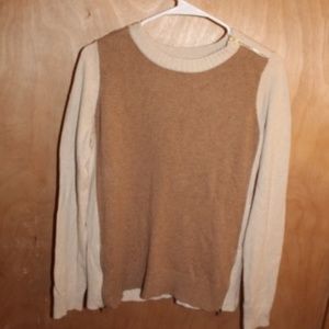 Womens Tan J Crew Sweater Small